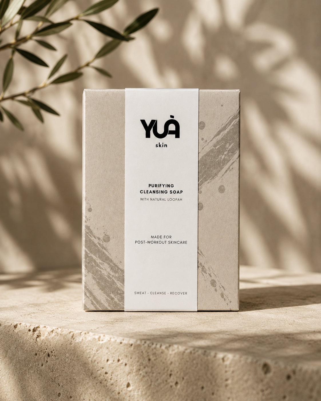Post-Workout Cleansing Soap with Natural Loofah